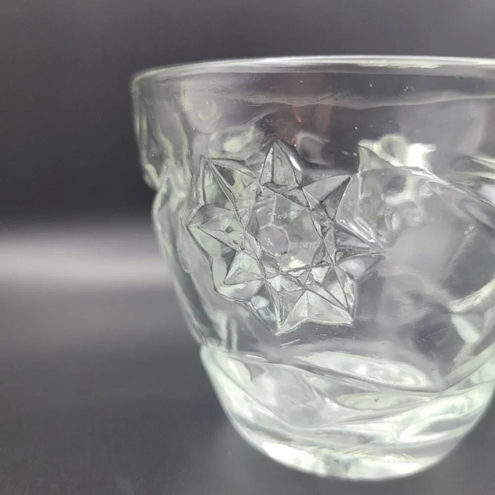 Anchor Hocking‎ Sugar Bowl Star 3 Inch Tall Handle Vintage Replacement